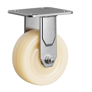 6寸万向轮轮子尼龙脚轮带刹车耐磨承重轱辘平板推车工业重型脚轮