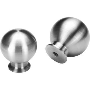 域堡 实心304不锈钢橱柜小拉手家具抽屉拉手圆形柜门把手S122