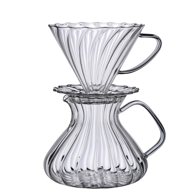 Obod手冲咖啡套装V60滤杯家用手磨咖啡过滤器漏斗分享壶玻璃滤杯