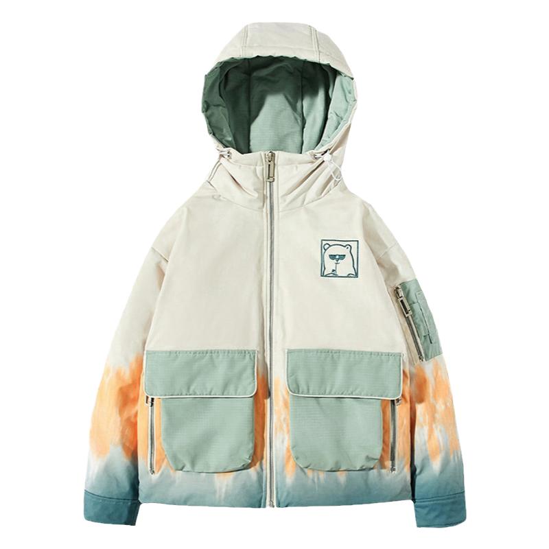 版型超好看的短款羽绒服女款工装