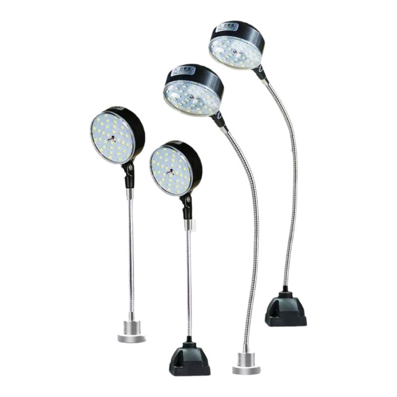 led机床工作灯强磁座磁铁照明灯冲床车床机器设备工业台灯220v24v