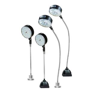 led机床工作灯磁铁照明灯强磁座冲床车床工业软管台灯220v/24v