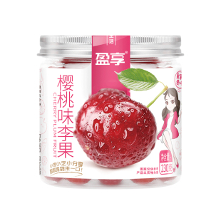 梦享果园 樱桃味李果230g瓶装车厘子味果干果脯零食梅子酸甜蜜饯