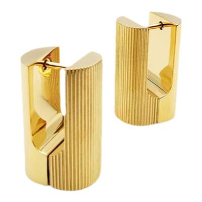 封存系列磁吸圆柱极简锁头耳环