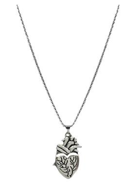 WHYBLUE做旧风格情侣心脏项链