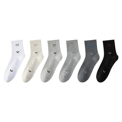 猫人袜子男款纯棉冬季防臭中筒袜