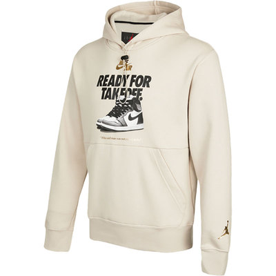 Nike/耐克正品JORDAN 男子加绒保暖金标运动卫衣 DO9152-236