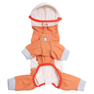 Hoopet狗狗雨衣小型犬四脚柯基泰迪比熊小狗衣服宠物外出防水雨衣