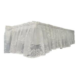 15cm蕾丝窗帘头幔帘头窗帘幔自粘魔术贴头幔飘窗眉头帘短帘装饰窗