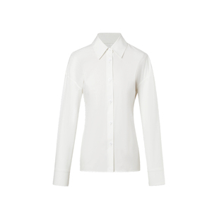 NO DIRECTION+ 【Solotex塔夫绸】摩登复古性感针梭织拼接衬衫