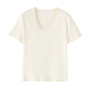 TEASEL「贩卖舒适」夏日多巴胺 圆领60S液氨棉正肩凉感短袖T恤