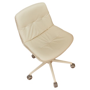 奶油风化妆椅家用电脑椅靠背女生卧室梳妆凳办公写字升降书桌椅子