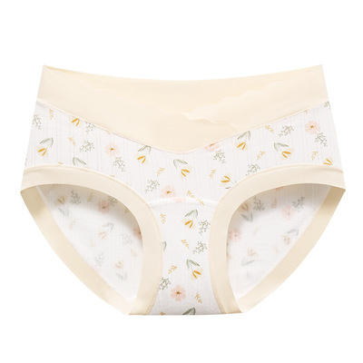 孕妇内裤纯棉怀孕期专用早中晚期夏季薄款低腰抗菌无痕托腹短裤头