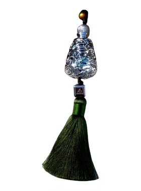 ATELIERSO倪索 香水瓶流苏长项链 原创设计气质高级感毛衣链 默叙