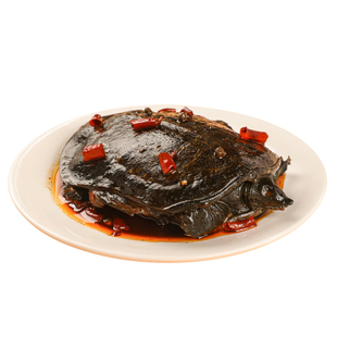 邵锦记麻辣卤甲鱼活杀现卤大塘散养以去除油脂加热即食大厨私房菜