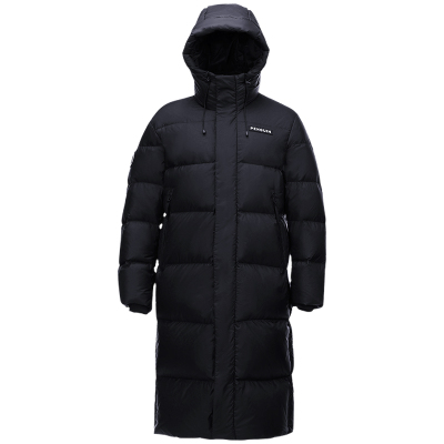 企鹅联名骆驼过膝羽绒服