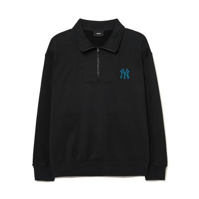 官方圆领卫衣MLB宽松休闲