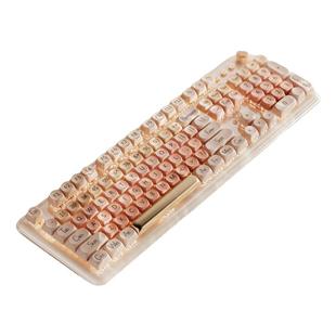 前行者M104粉底液三模机械键盘无线蓝牙三模高颜值键鼠女生办公