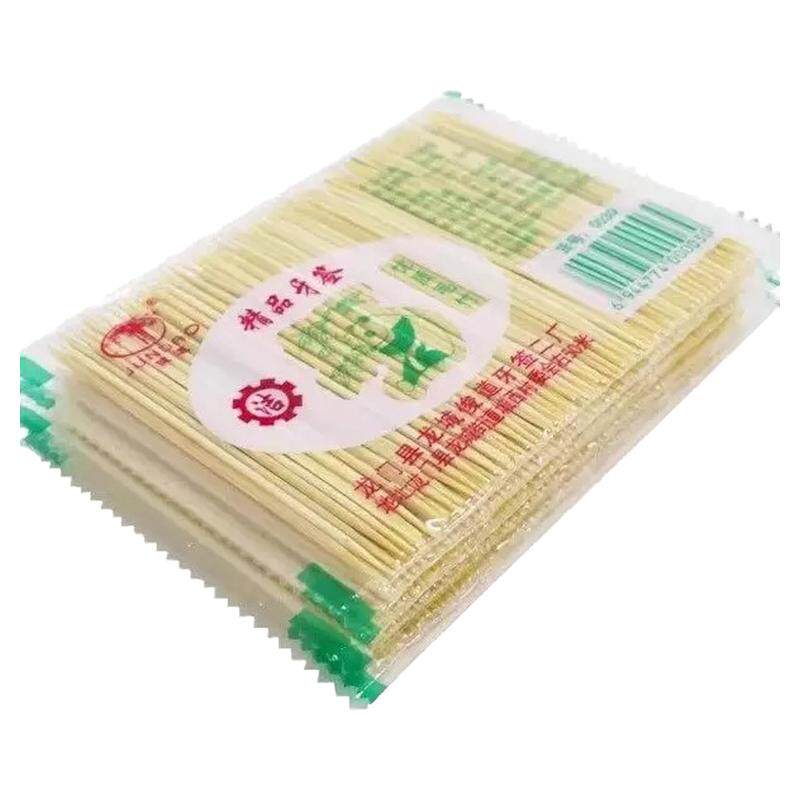 一次性牙签家用水果签酒店商用饭厅饭店双头可携式超细竹子牙签