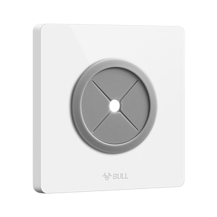 公牛空白面板开关装饰盖86型带出线孔插座遮丑暗盒线盒遮盖板G12