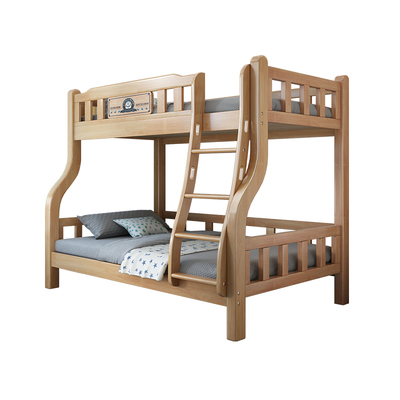 全实木上下床橡胶木两层床多功能上下铺成人儿童双层高低床子母床