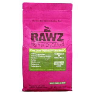 现货带防伪]RAWZ罗斯猫粮美国三文鱼鸡肉火鸡进口成幼猫3.5/7.8磅
