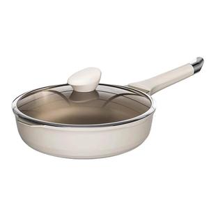 德国knx无涂层平底锅家用不粘锅加深炒菜锅煎锅电磁炉燃气灶专用