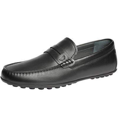 百丽一脚蹬休闲豆豆鞋男