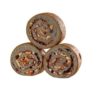 全麦五黑桑葚紫米果仁车轮饼干面包饱腹代餐零食糕点小吃早餐粗粮