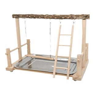 鹦鹉站台鸟架玄凤虎皮牡丹磨爪原木花椒木站杆鸟睡觉休息用品大全