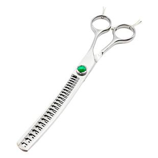 wingsbro宠物美容自然蓬蓬剪无痕齿剪带跑毛凹槽修毛剪大去毛量