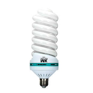 MK200W棚拍摄影节能灯泡补光灯5500K三基色影室白光灯柔光箱专用