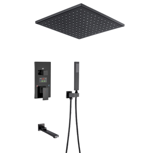 暗装暗藏花洒内嵌入墙式预埋淋浴花洒套装家用隐形顶喷墙排卫浴沐