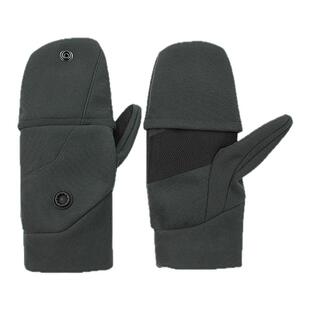 迪卡侬冬季男士保暖手套翻盖多功能骑行电动车防风防寒加厚OVHU