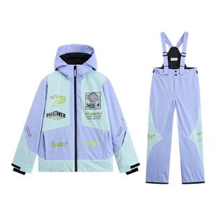 phenix菲尼克斯SP27单双板中大儿童滑雪衣服套装男女加棉防水外套