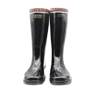 飞鹤牌工矿靴中高筒劳保煤矿下井橡胶防砸防穿刺耐磨绝缘耐酸碱靴