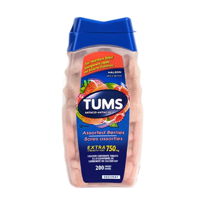 加拿大进口TUMS咀嚼缓解胃酸孕妇