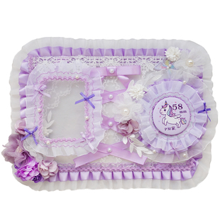 多功能痛板成品吧唧托卡套谷美全套可拆原创双人吧唧小卡套装装饰