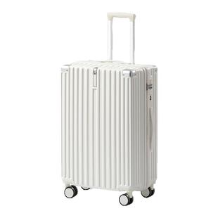 行李箱拉链款双层防爆结实耐用新款26寸24静音万向轮可充电拉杆箱