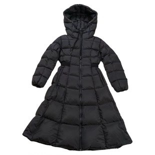 Juicefish王炸镇店！M在逃公主收腰连帽修身长款白鹅绒羽绒服外套