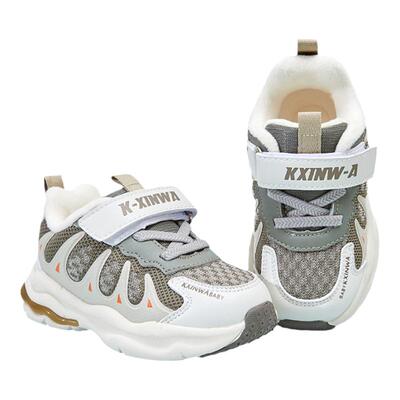 开心娃防滑通用车缝线保暖童鞋