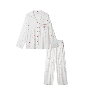 TeenieWeenie小熊睡衣女款2026新款莫代尔棉长袖长裤女士家居服夏