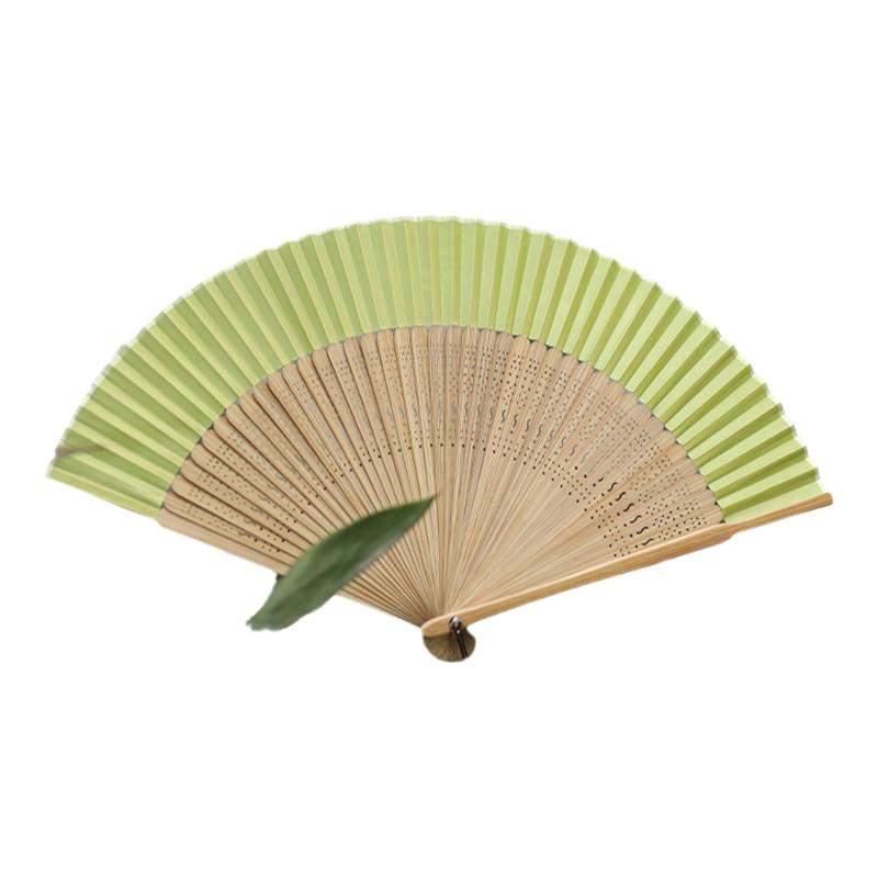 汉服旗袍舞蹈专用扇女新中式古风扇子中国风折扇竹手工扇子定制夏