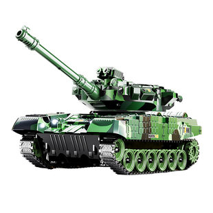 儿童大号99式遥控坦克玩具车男孩益智导弹4装甲车5小汽车模型3岁6