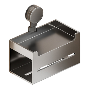 卫生间吸盘安装纸巾盒厕所抽纸卷纸置物架洗手间免打孔厕纸收纳架