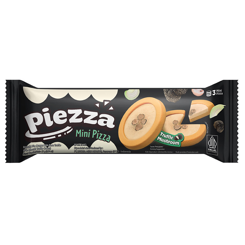 印尼进口Piezza即品迷你披萨饼干