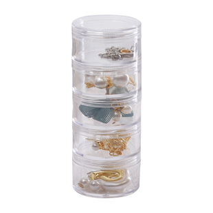 2026年新创意首饰收纳盒防氧化饰品保护盒防尘耳环戒指项链储物盒