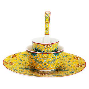 星级酒店摆台餐具套装特色宴会厅会所包厢连锁饭店专用高档四件套