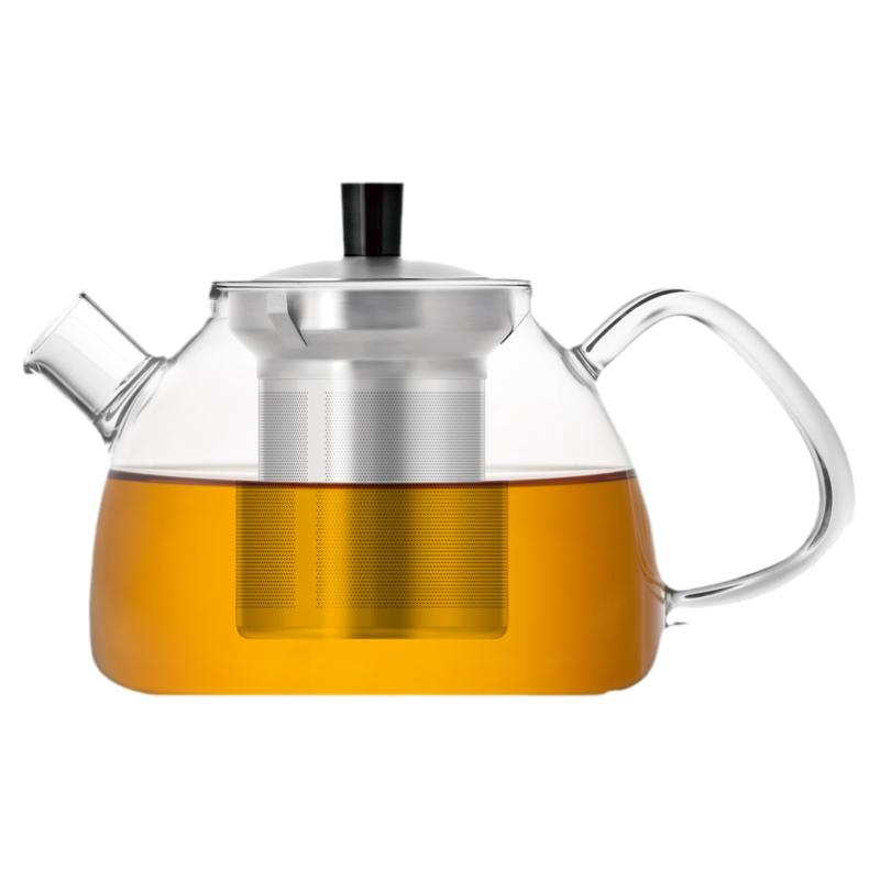 尚明加厚耐热玻璃茶壶过滤