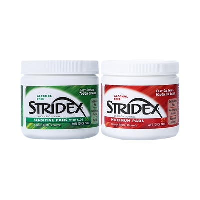 Stridex刷粉刺清洁女水杨酸棉片